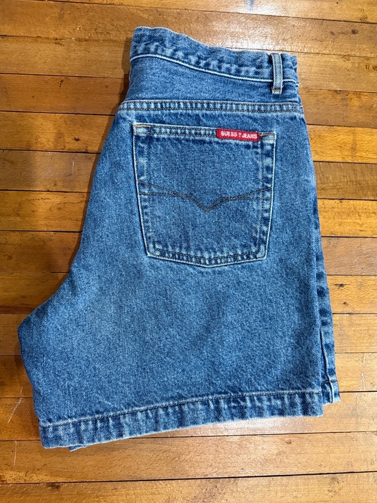 Guess Pants - AG Denim White Nikki Relaxed Skinny Shorts 10" Inseam Size 27